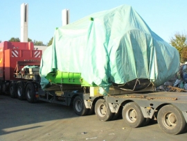 5.0 x 4.25 x 3.55 m; 37t to Rothenburg